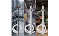Stainless Steel Oil Extractor Pump Anti-Backflow Manual Oil Extractor Hand-Operated Heavy Duty for Mechanics, DIYers, Garage, Workshop