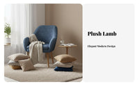 Upholstered Armchair Ergonomic Design Upholstered Tub Chair Long-Lasting Frame