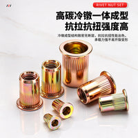 Zinc-Plated Rivet Nut Set