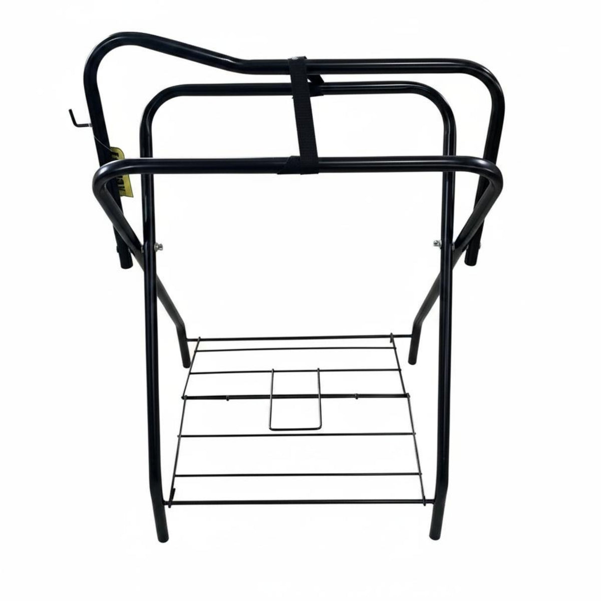 Tack Storage Rack Wire Base Horse Saddle Holder Unobstructed Frame