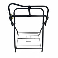 Tack Storage Rack Wire Base Horse Saddle Holder Unobstructed Frame