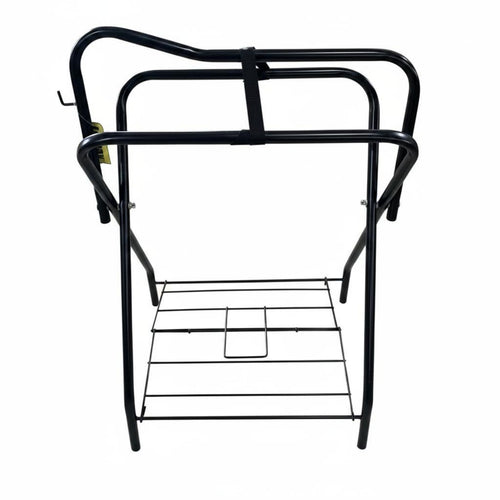 Tack Storage Rack Wire Base Horse Saddle Holder Unobstructed Frame