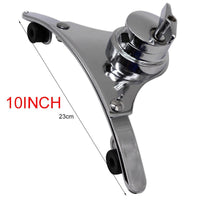 Silver Right-Angle Drum Rack Hanging Bracket Universal Bass Drum Mount