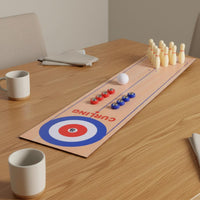 Portable Tabletop Bowling Curling Game Compact 3-in-1 Game Set Miniature Shuffleboard Set for Family
