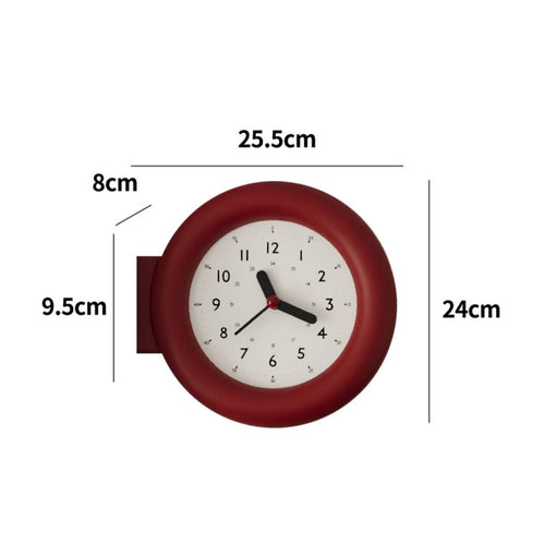 Corner Wall Clock Vintage Style Home Decor Easy to Viewfor Office