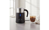 Electric Milk Frother Quiet Hot and Cold Frother Body Milk Foaming Machine for Home Cafe, Coffee Shop