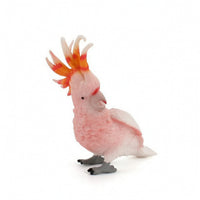 Decorative Cockatoo Figurine Realistic Cockatoo Statue Painted Bird Ornament Intricate for Desk, Shelf