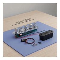 5-Knob Active Bass Preamp Easy Installation Musical Instrument Part Long-Lasting