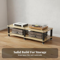 Audio Equipment Rack Sturdy Construction Amplifier Stand Stable Structure Stereo Component Shelf for Home Theater Enthusiasts, Entertainment Room