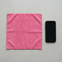 25cm Microfibre Cloth and Cleaning Cloths Pack of 5, Non Scratch Soft Cloth for Glass and Dishes, 240 GSM Polyester-Nylon for Wet and Dry Use