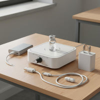 Variable Speed Mini Stirrer Powerful Stirring Laboratory Stirrer Mixer Compact Design Stir Plate Low Noise for Students, Hobbyists, Classroom, Home Use