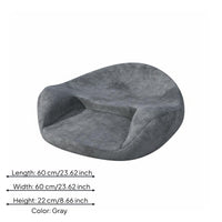 Memory Foam Meditation Cushion Rounded Home Accessory Ergonomic Design