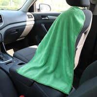 Thick Car Drying Towel and 260 GSM Microfibre Towel, Microfiber Cloths with Wave Border, High Absorbency for Car, Motorcycle and Home Cleaning