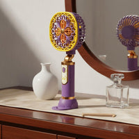Mini Handheld Fan Compact Rechargeable Mini Fan 3 Speed Adjustable for Dorm Room