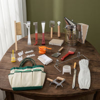 Beekeeping Starter Kit with Tote Bag Portable for Beginners, Hobbyists