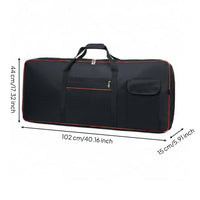 Padded Electronic Keyboard Bag Thickened Padding Digital Piano Carrying Case Waterproof Portable Keyboard Gig Bag for Artists, Students, Storage