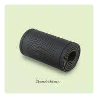 Sweat-Absorbent Sew-on Steering Wheel Cover Wear-Resistant DIY Stitch-on Wheel Cover Comfortable Feel Car Interior Accessory