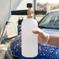 Car Wash Foam Sprayer for Efficient Washing and Care, Durable Alloy Foam Lance with Adjustable Soap, 23*13*10cm Bottle