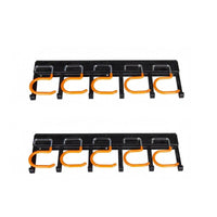 2 Pieces Garden Tool Hanger Metal Broom and Rack Sturdy for Workshop