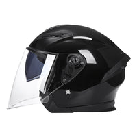 Half-Style Motorcycle Helmet with Sun Visor for Adults