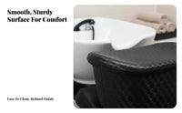 Hair Washing Sink Pillow Comfortable Shampoo Bowl Neck Rest Waterproof Hair Washing Neck Pillow for Beauticians, Home Users, Barbershop, Beauty Parlor