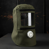 Sandblasting Hood Canvas Sandblast Mask Shielding for Sandblasters