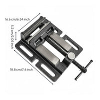 Cast Steel Bench Vise Textured Black Quick-Clamp Vise Industrial-Looking