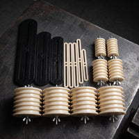 4 Pieces Armature Winding Coil Form Slotted Electric Motor Winding Form Rigid for Workshop