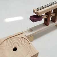 Wooden Marble Run Marble Run with Spiral Board Educational Learning Game for Playroom, Preschool