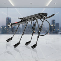 Adjustable Rear Bike Rack with Mudguard Heavy Duty Bike Rack with Mudguard Long-Lasting Cycle Rear Cargo Carrier Solid for Commuters
