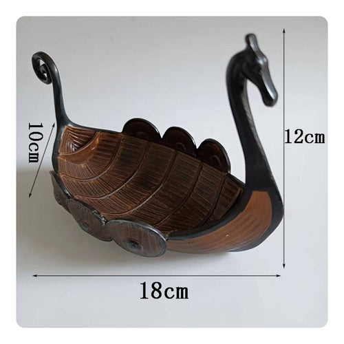 Viking Ship Tray Key Organizer Home Decor for Entryway, Hallway