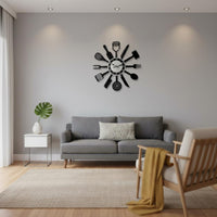 Kitchen Utensil Cookware Timepiece Easy to Hang Utensil Wall Cookware Timepiece