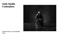 Compact Hooded Figure Sculpture