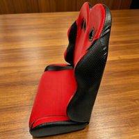 Kart Seat with Slide Rails Contoured Seat with Brackets Textured for Hobby Builders, Child's Vehicle Builds