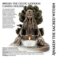 Celtic Goddess Statue, Resin Home Decor