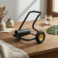 Garden Hose Reel Cart Hand-Push Hose Reel Cart with Wheels Easy to Use for Yard