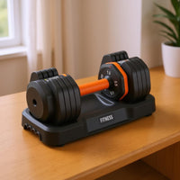 55 Lb Dumbbell Nylon TPE Adjustable Dumbbell Space Saving