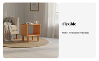 two-levellevel circular table Modern Minimalist Design Nightstand Space-Saving for Office