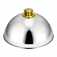 Stainless Steel Steak Cover for Grilling and Serving