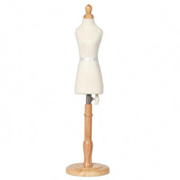 Tabletop Dress Form Mannequin Textile-coveredCovered Adjustable Dress Form Torso-Shaped