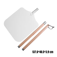 Aluminum Pizza Peel Space Saving Long Handle Pizza Peel Food Cooking Tool for Home Kitchen