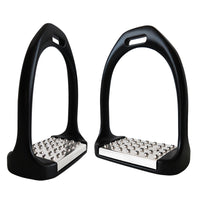 Die-Cast Aluminum Stirrup with Stainless Steel Tread, 120mm Width