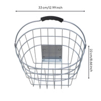 Bike Basket with Handle Universal Wire Bike Basket Lightweight for Errands
