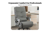 Highspine Reclining Chair with Footrest Massage Function rotating Seat Padded Armrests sturdyDuty Build for premiums, Study Room