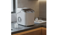 Compact Countertop Ice Maker Portable Ice Maker Small Footprint Machine Space-Saving for Homeowners