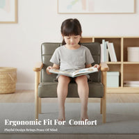 Armless Mini Sofa Chair Supportive seat padding children's Seat SkinChild-Safe Fabric