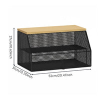 Countertop Dish Cover Mesh Food Storage Rack -Saving Multi-Layer Food Cabinet for Dining Room