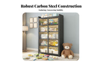 particle-resistantresistant Fluted Glass Door Cupboard Floor-Standing Design book cabinet Modern aesthetic book cabinet Sturdy Frame for Book Lovers, Collectors, Homeowners, Living Room, Home Office, Balcony, Entryway
