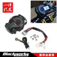Motorcycle Universal Waterproof LCD Digital Odometer Speedometer