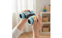 Handheld 4x30 Binoculars Compact Cartoon Binoculars Lightweight Optics Portable for Children, Toddlers, Adventurers, Outdoor Play, Nature Walks, Backyard